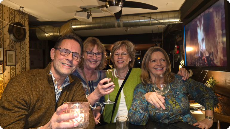 White chocolate orange almond latte